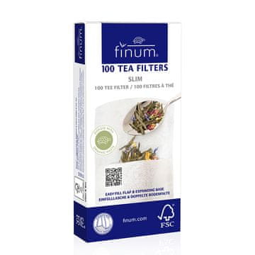 Finum Papirnati filteri za čaj za ŠALICE, veličina S (male), 100 kom.