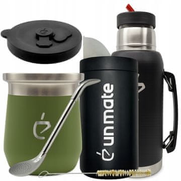 Un Mate Komplet za Yerba Mate: Termolid DualFlow, yerbera, bombilla, matero