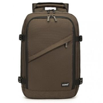 KONO Smeđi ruksak 40x20x25 Ryanair WizzAir Cabin Small 20L Expander