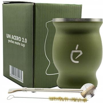 Un Mate Jungle Yerba Mate Set bombilla, matero cup