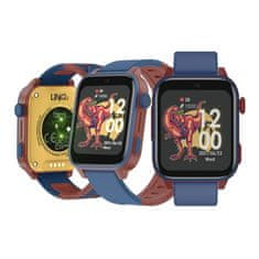 BE Linki2 4G LTE GPS LBS pametni sat za djecu, mjerač otkucaja srca, termometar, plava boja