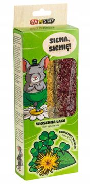 HAM-STAKE Kolac za šunku | Štapić za glodavce i zečeve - Proljetna livada