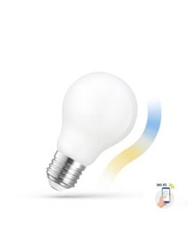 GLS LED žarulja 5W 2700K-6500K COG 230V CCT+DIMM MLIJEČNA Wi-Fi SpectrumSMART WOJ+14419