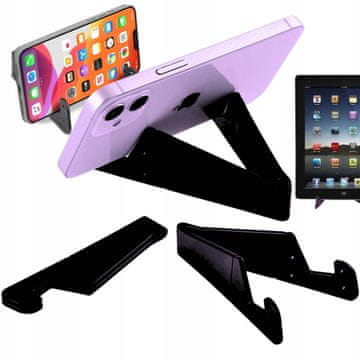STALAK ZA TELEFON, DRŽAČ ZA TABLET I GPS, CRNI V2