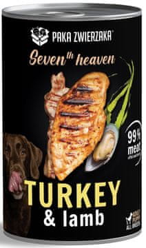 Paka Zwierzaka Pet Paka | Sedma luka | Mokra hrana za pse 400 g - Puretina i janjetina 400 g