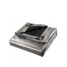 PE cerada Mega debela, 260g/m2 srebrno-crna, PE cerada srebrno-crna Mega debela, 260g/m2 5x8m