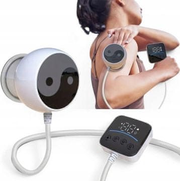 Električni kineski masažer za kupiranje, anticelulitni masažer, zagrijava, daljinski upravljač
