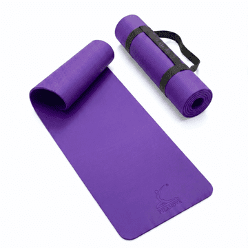 ULTRA TANKA EVA PROSTIRKA ZA JOGU, PILATES ZA VJEŽBANJE, NEKLIZNA, LAGANA, 3 MM LJUBIČASTA