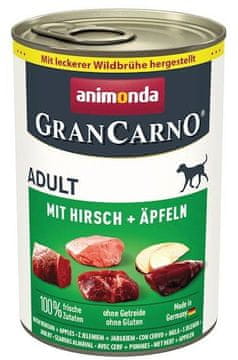 Animonda | Gran Carno | Hrana za pse - konzerva 400 g - Jelen + Jabuka 400 g