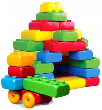 MARIOINEX Mega BLOCKS KOCGE + KOTAČI kreativni