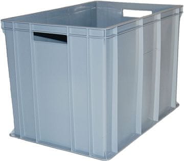 PLASTIČNI KONTEJNER 600x400x410 SIVI