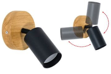 wood MODERNA lampa - 1 x GU10 - Promjer 10 cm - OVALNA
