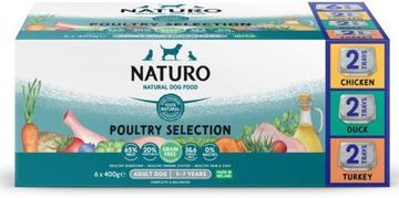 Naturo | Odrasli - Bez žitarica | 400 g posuda - Pakiranje raznih okusa - MJEŠAVINA okusa 6 x 400 g