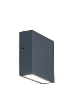 Alutec GEMINI XF Siva 10W 4000K IP54 Vanjska Zidna Svjetiljka 5104001118