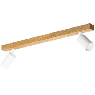 wood MODERNA bijela lampa - 2 x GU10 - D=60 cm
