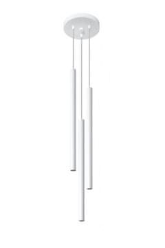 SOLLUX lighting PASTELO 3P bijela viseća lampa