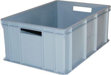PLASTIČNI KONTEJNER 600x400x240 SIVI