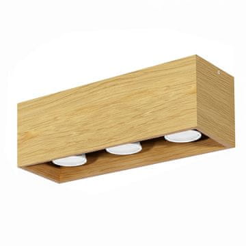 wood Stropna lampa od hrasta 27x10 cm