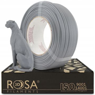 FILAMENT 3D Refill PLA Speed mat sivi (1kg / 1,75mm)