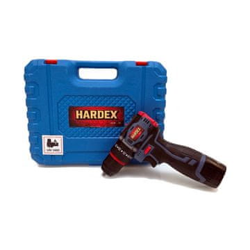 HARDEX bušilica-odvijač bez četkica 18V 25 Nm 0-1200 o/min 2 x baterija
