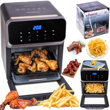 Box FRITEZA BEZ MASTI FRITEZA NA ZRAK INOX CRNA