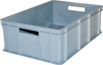 PLASTIČNI KONTEJNER 600x400x200 SIVI