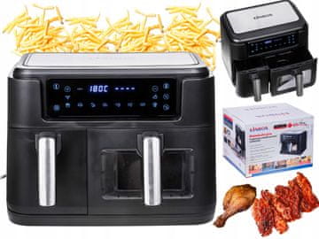 Box FRITEZA BEZ MASTI 2 KOŠARE 8L/2500W