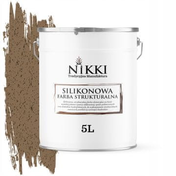 Silikonska strukturna fasadna boja 5L Cocoa F545 UV