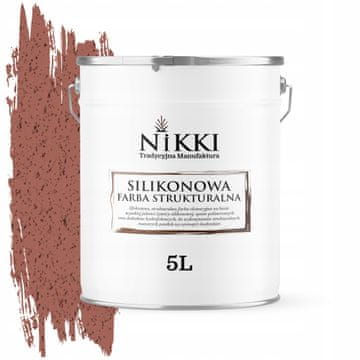 Silikonska strukturna fasadna boja 5L cigleno crvena F324 UV