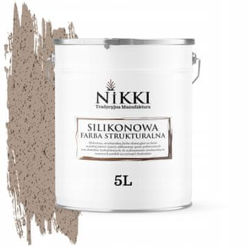 Silikonska strukturna fasadna boja 5L Svijetli orah F534