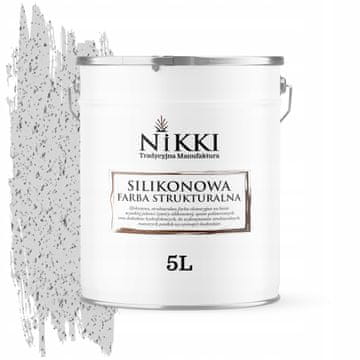 Silikonska strukturna fasadna boja 5L bijela na sivoj podlozi F251 UV