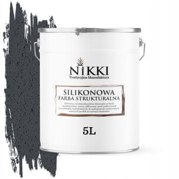 Silikonska strukturna fasadna boja 5L čelično siva RAL7024