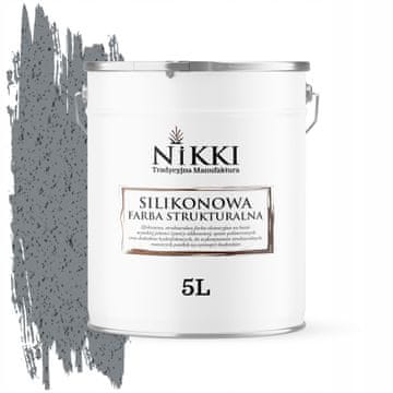 Silikonska strukturna fasadna boja 5L tamno siva s plavom F255