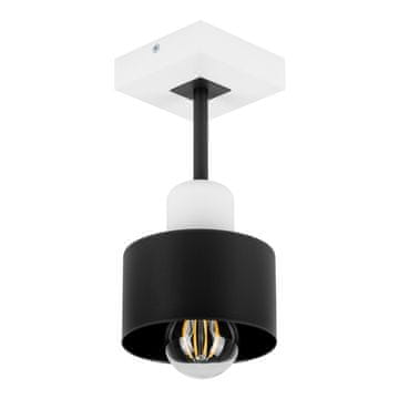 Bijela stropna lampa od drva i metala u skandinavskom stilu, 1xE27, moderna LED rasvjeta za dnevni boravak, kuhinju, spavaću sobu, dječju sobu, potkrovlje