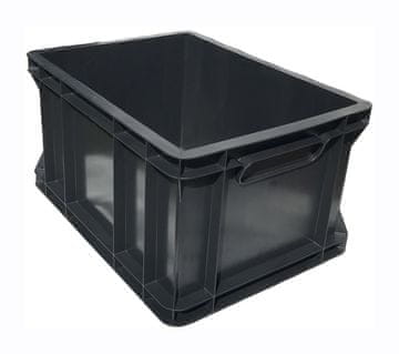 POSUDA ZA SKLADIŠTENJE 400x300x220 CRNA