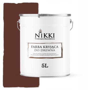 BOJA ZA DRVO ZA RENOVACIJU VRATA SMEĐA CRVENA RAL 8012 MAT 5L UV