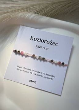 IN Narukvica sa srebrnim kuglicama za horoskopski znak Jarca