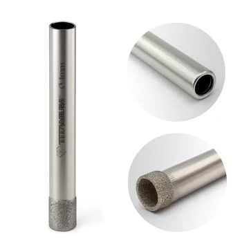 Titanium Dijamantna svrdla za rupe za mokru kameninu, staklo, pločice 4 mm TITAN