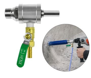 Titanium Adapter za mokro bušenje 1/2 na šesterokut 10 mm TITAN