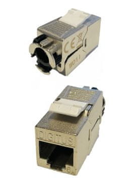 Digitus 1xRJ45 CAT 6A Keystone modul, oklopljen