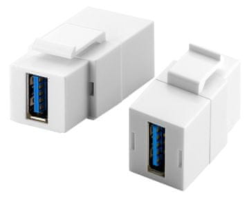 Goobay USB 3.0 keystone adapter modul USB-A utičnica USB-A utičnica