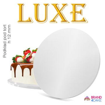 Brand4Cake Podloga za tortu bijela 26 cm 1,2 cm debeli bubanj za torte Luxe