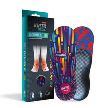 Mazbit iORTO DOUBLE KID - ortopedski ulošci za djecu s valgusom pete 28 (18,40 cm)