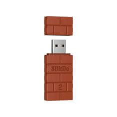 8BitDo USB bežični adapter 2 smeđe boje