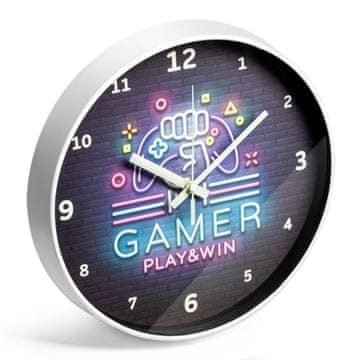 Gadget Master Zidni sat PLAYER - svijetli u mraku