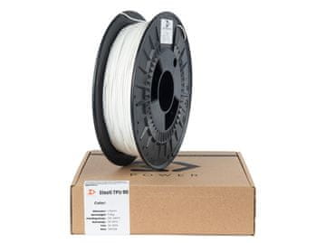 PO Filament Elasti TPU 90 1,75 mm bijeli 0,5 kg