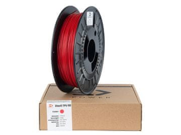 PO Elasti TPU 90 filament 1,75 mm crveni 0,5 kg