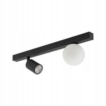 TK Lighting STROPNI REFLEKTOR Tk Lighting Vox 2x GU10 G9 Crno Bijelo Metal