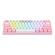 Redragon K617-RGB Fizz RGB bijela/ružičasta tipkovnica