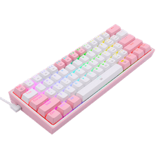 Redragon K617-RGB Fizz RGB bijela/ružičasta tipkovnica
